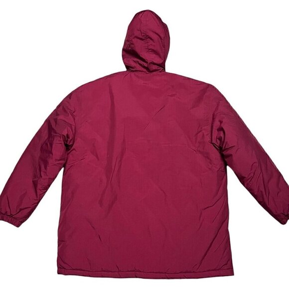Nike ARLINGTON University Red Long Wonter Parka Coat College Football Jacket L - Picture 5 of 5